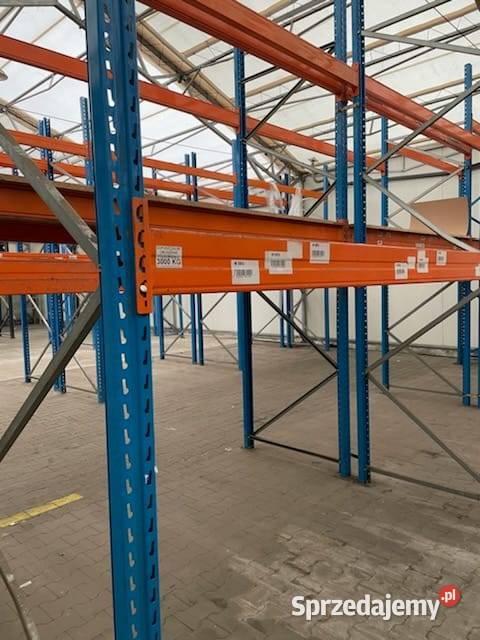 Regały magazynowe paletowe stow Trawers 27m 36m Magazynowanie Wieluń