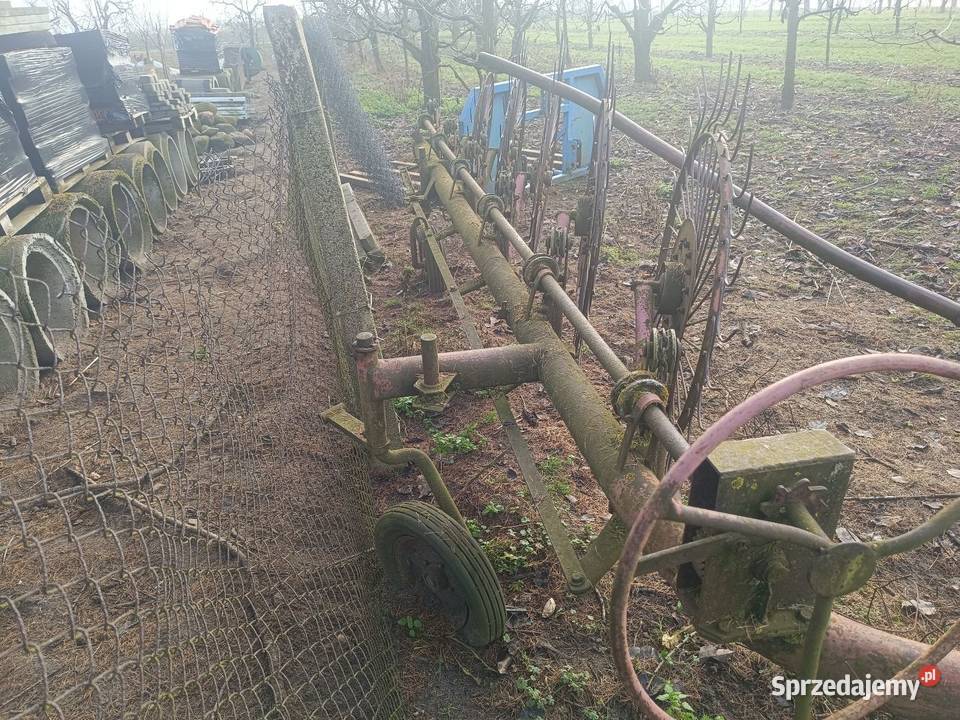 Grabiarka przetrząsarka do siana słomy 5 gwiazd nieuszkodzony Chmielnik