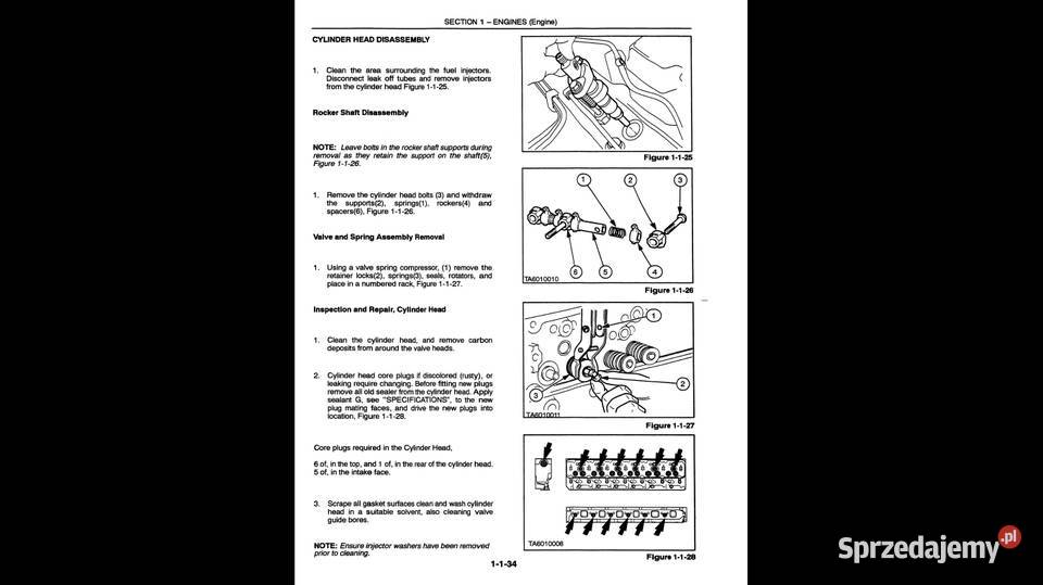 Instrukcja napraw Ford Holland 8160 8260 8360