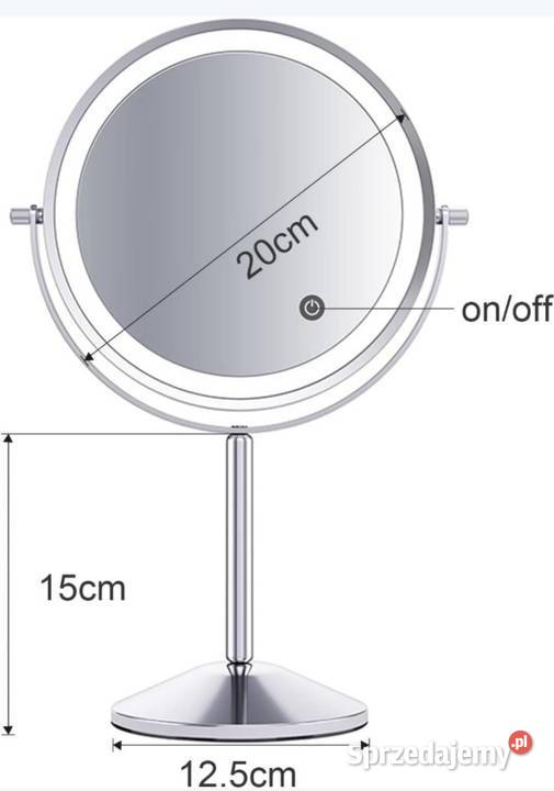 Lusterko do makijażu powiększające x 10