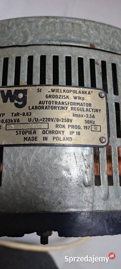 Autotransformator transfor bezpieczeństwa Gliwice