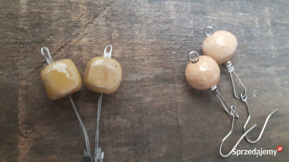 Kolczyki ceramiczne ręcznie wykonane Otwock