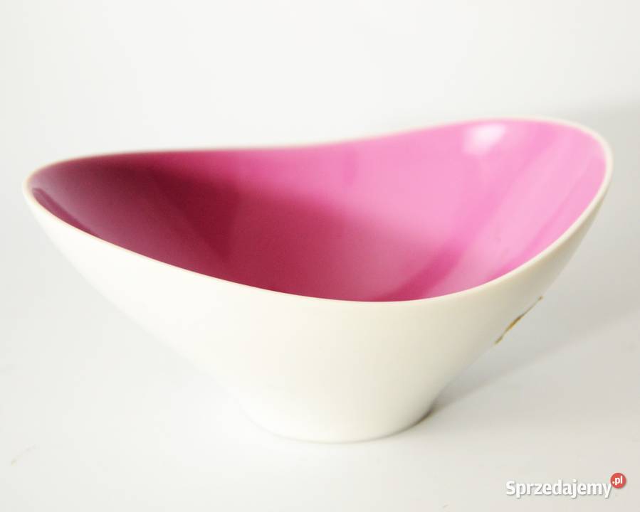 Salaterka miseczka różowa Royal Dux styl Porcelana i szkło Warszawa
