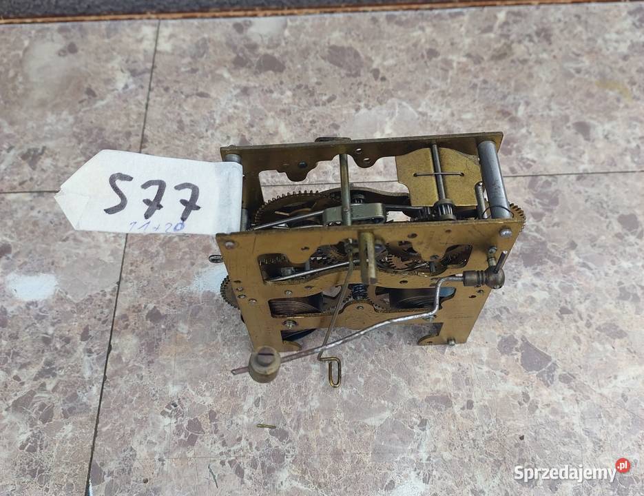 577 Mechanizm starego zegara miniatury Junghans