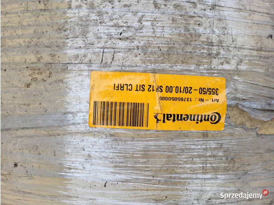Opona Continental 35550 R 20 Pełna Sh 12 Biała Szprotawa