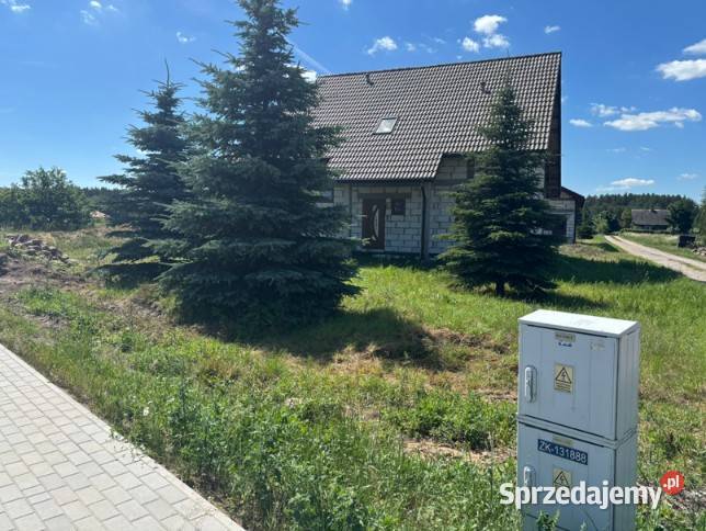 Dom i budynek usługowy 200 m2 działka 4 335 m asfalt