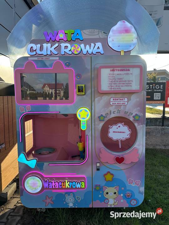 Maszyna vendingowa automat do waty cukrowej Gdańsk
