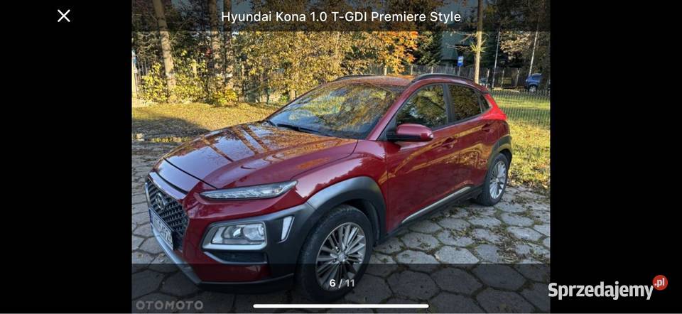 Hyundai kona 1 właściciel czujnik parkowania