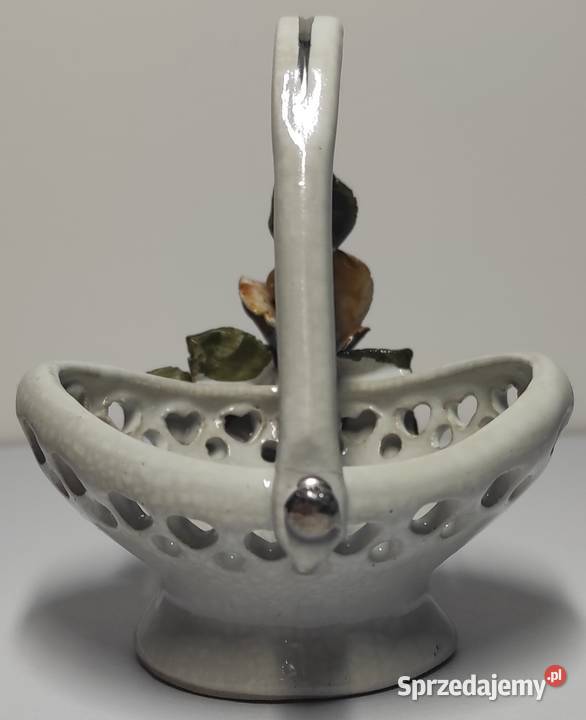 Porcelanowy koszyk koszyczek kosz z porcelany mazowieckie