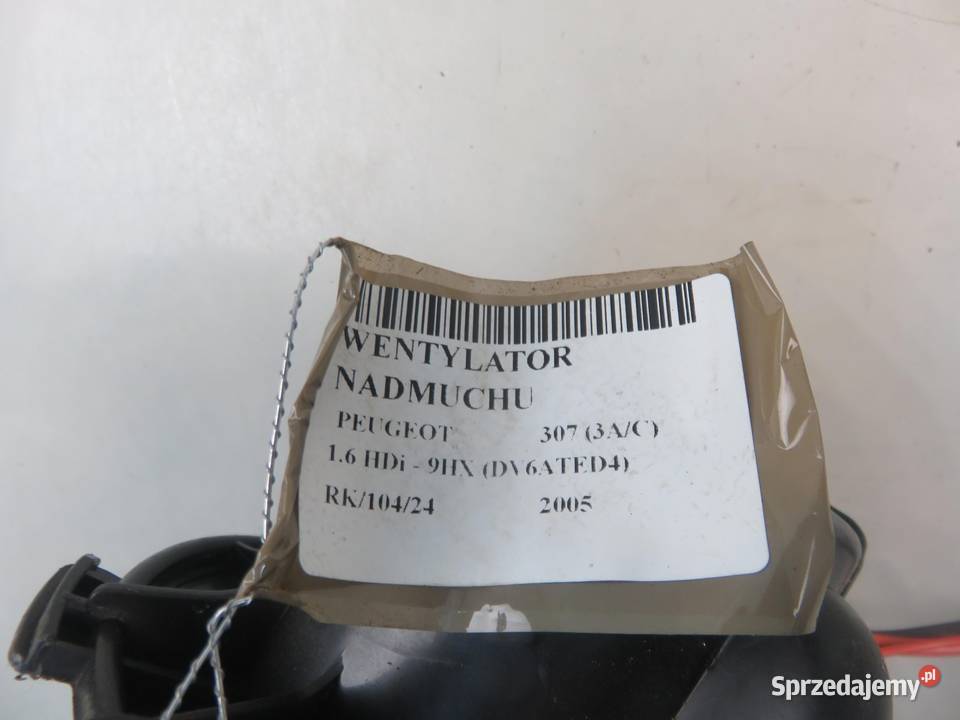 DMUCHAWA PEUGEOT 307 Dmuchawy