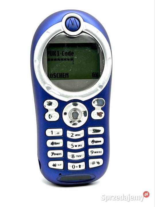 Telefon komórkowy MOTOROLA C116 granatowy Warszawa