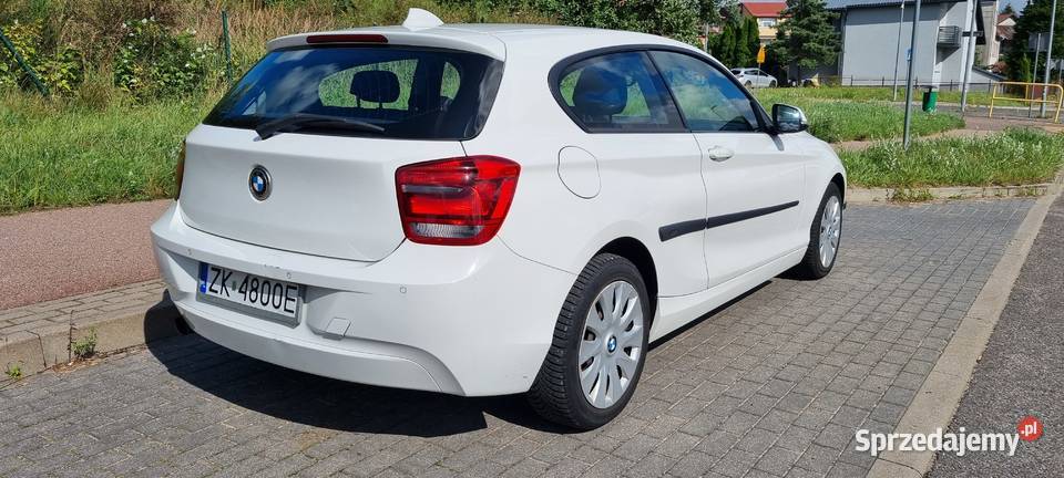 BMW 116i 2013 3drzwiowe Bezwypadkowe 136 RWD nieuszkodzony Koszalin