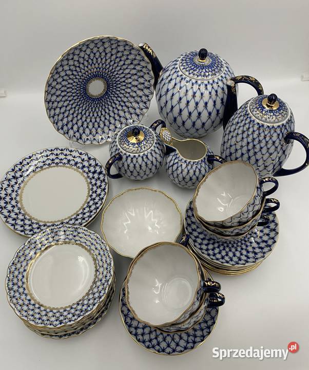 Porcelana Łomonosow serwis kawowoherbaciany Poznań