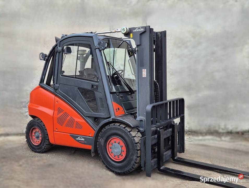 Wózek widłowy Linde H50D diesel silnik VW regulowane widły śląskie