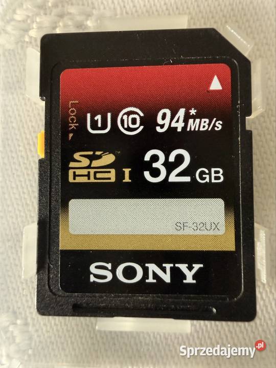 Karta pamięci Sony SDHC 32GB SFUX UHSI U1 94MBs Czerwionka-Leszczyny sprzedam