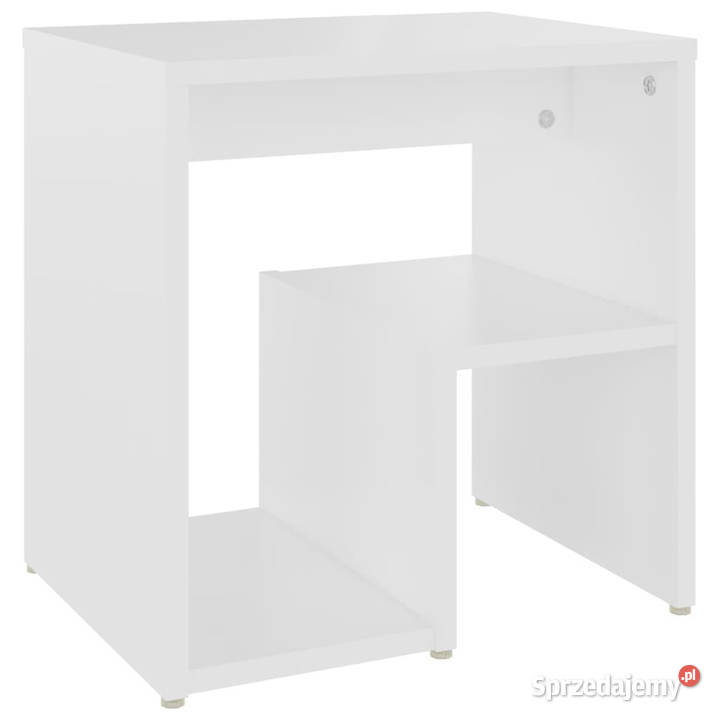Szafki nocne 2 białe 40x30x40 materiał