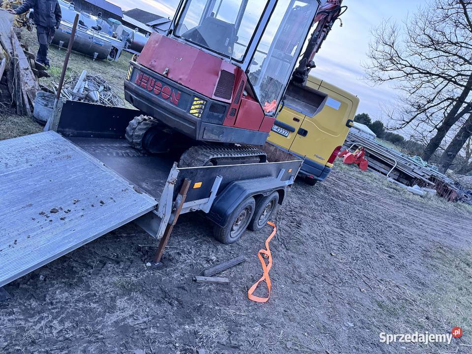 przyczepa pod minikoparkę Myszyniec Stary sprzedam