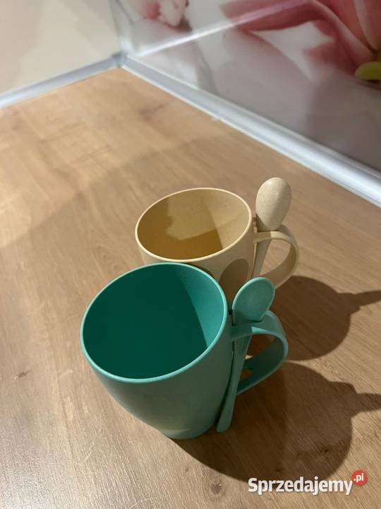 Nowe Kubeczki plastikowe z łyżeczką parka Pozostałe pomorskie Gdańsk