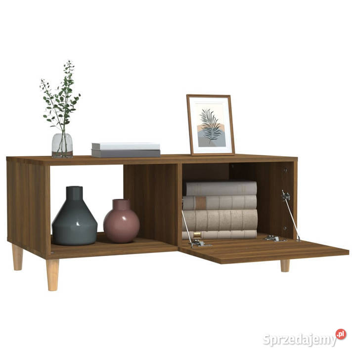 Stolik kawowy brązowy dąb 895x50x40 WM817515 sprzedam