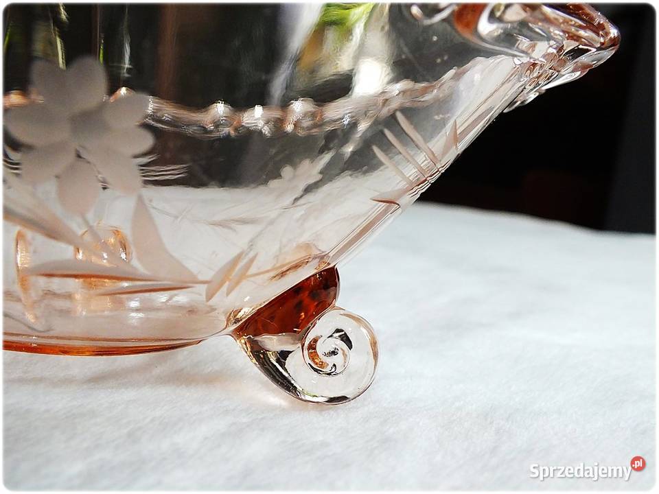 BROCKWITZ Rozalinowe szkło Miseczka na Porcelana i szkło Żary