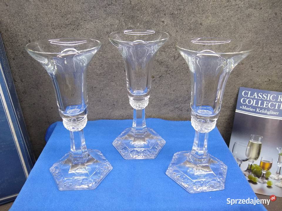 Świeczniki Rosenthal Maria Kryształowa 3 wielkopolskie Kalisz