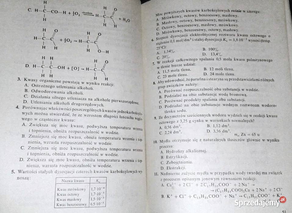 Testy osiągnięć z chemii kl3 LO Czupiał Kania