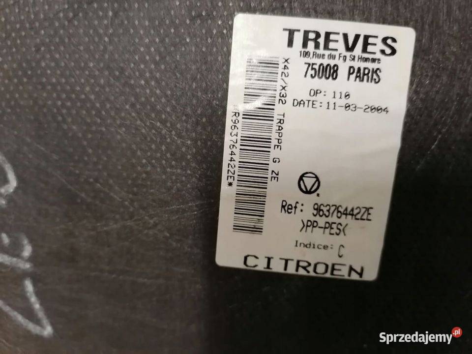 CITROEN C5 0408 Kombi Boczek Bagażnika Tapicerka Pleszew sprzedam