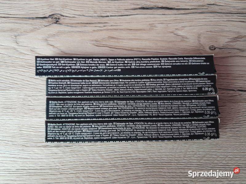 Zestaw 4 sztuk konturówek do oczu Avon Makijaż Siewierz