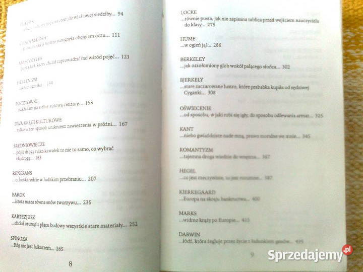 Jostein GAARDNER Świat Zofii filozofia, historia filozofii mazowieckie