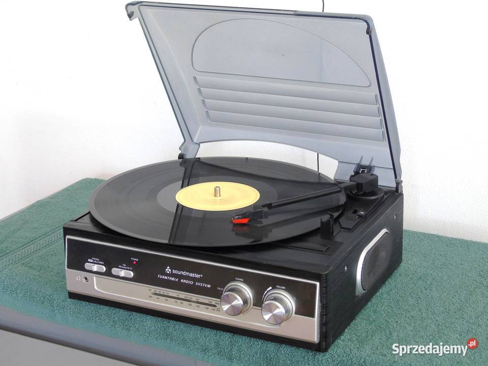 Gramofon stereo z radiem głośniki sprawny Jasło