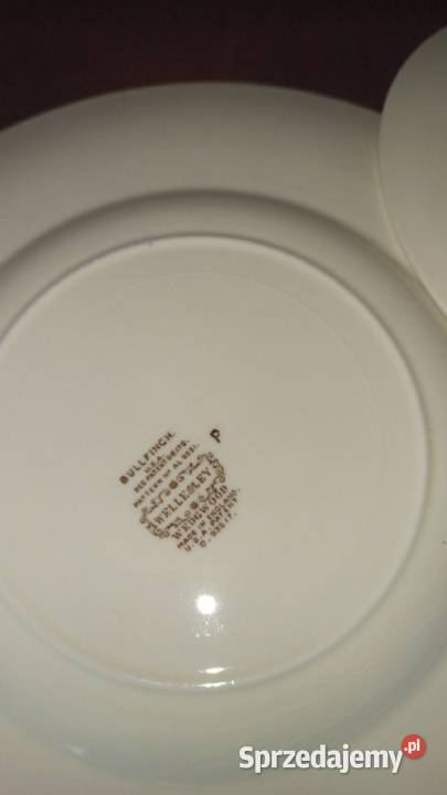 Talerz WESLLEY Made in England Reliefy kolor Gdańsk