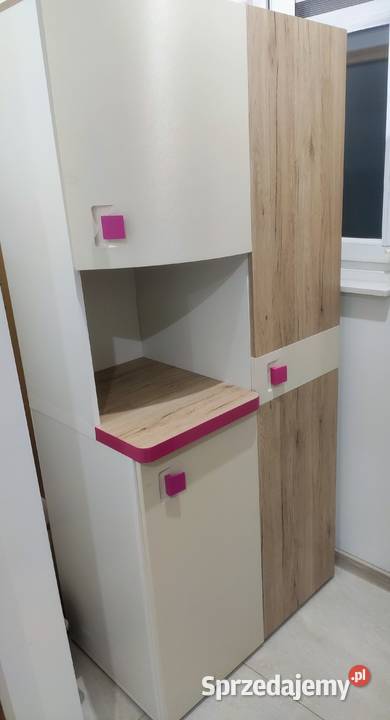 Szafa dziewczynki Różowo Białe szafka meble Nowy Sącz
