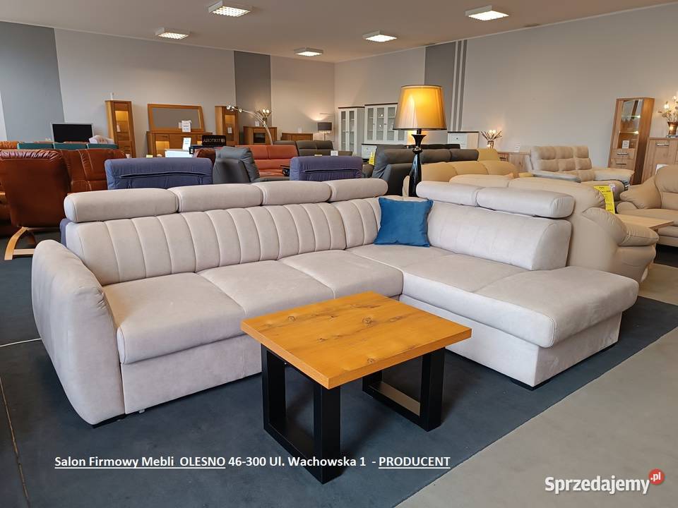 Narożnik CASTEL 190x275 Tkanina Zmywalna Do Olesno