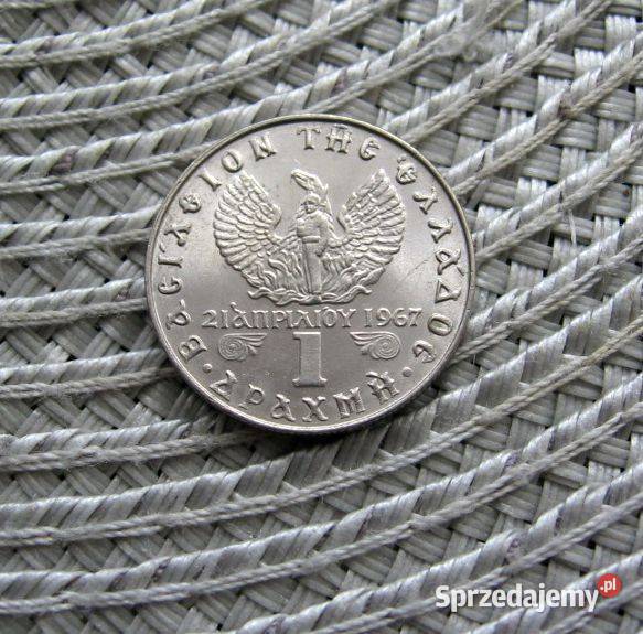 Grecja 1 Drachma 1973r Konstantyn II Kalisz