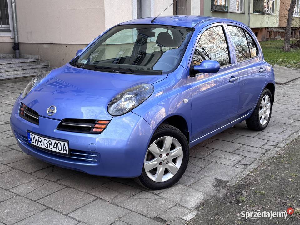 Śliczny nissan micra 2005 14 climatronic keyless Samochody osobowe Wrocław sprzedam
