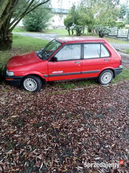 Subaru Justy 4x4 GLI 10 czerwony Simoradz