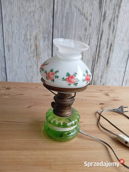 elektryczna lampa stylizowana na lampę naftową kujawsko-pomorskie Byczyna