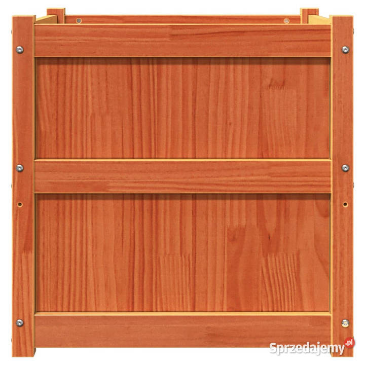 Donica ogrodowa woskowy brąz 60x60x60 lite mazowieckie Warszawa