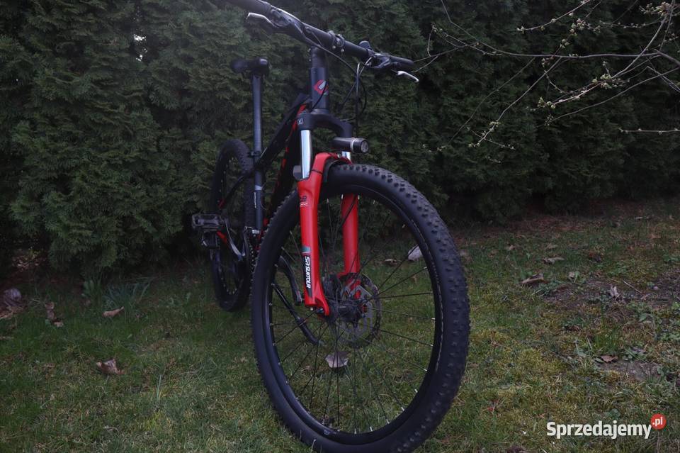 Rower unibike mission czarnoczerwony