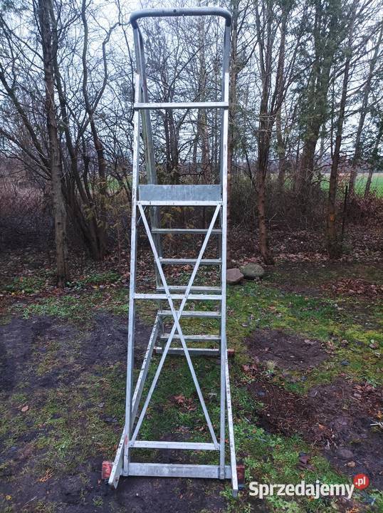 Rusztowanie drabina aluminiowa jezdna Faraone Sterdyń