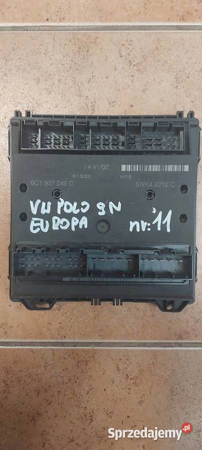 Moduł komfortu VW POLO 9N 6Q937049C 5WK48212C osobowe zachodniopomorskie Szczecin