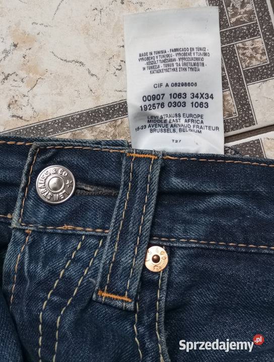 Levis krótkie spodenki jeansowe męskie r 3434 Levi's podkarpackie Sędziszów Małopolski