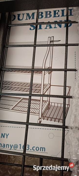 Regał do siłowni