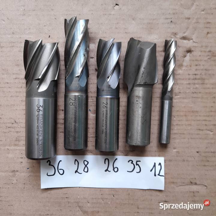 Frez palcowy frezy palcowe 36 35 28 26 12 100zl śląskie Bytom