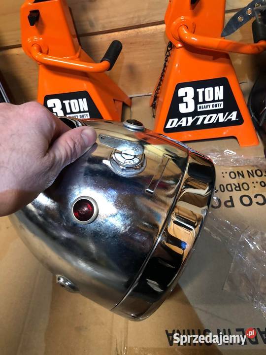 Lampa Junak m07 m10 przejściówka 1960r Obudowy lamp i żarówek Motoryzacja
