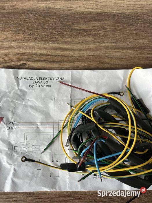 NOWA POLSKA INSTALACJA ELEKTRYCZNA JAWA 50 TYP Motoryzacja Bielsko-Biała