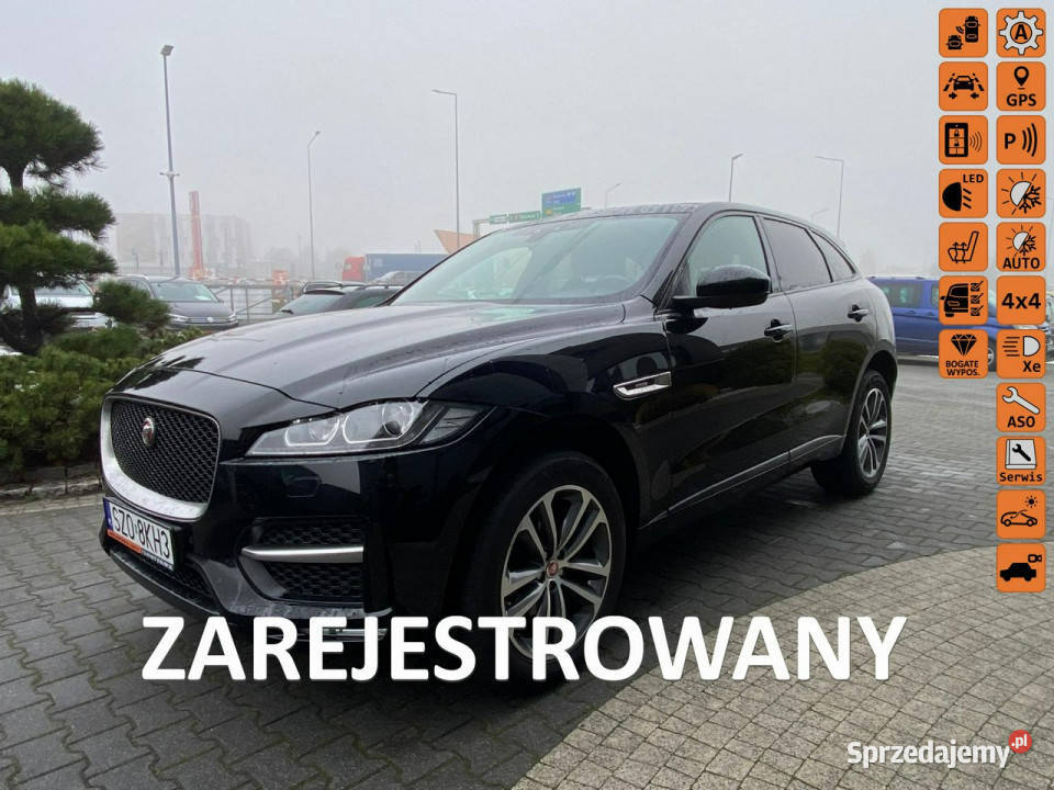 Jaguar FPACE panorama full led el klapa navi nawigacja F-Pace Żory