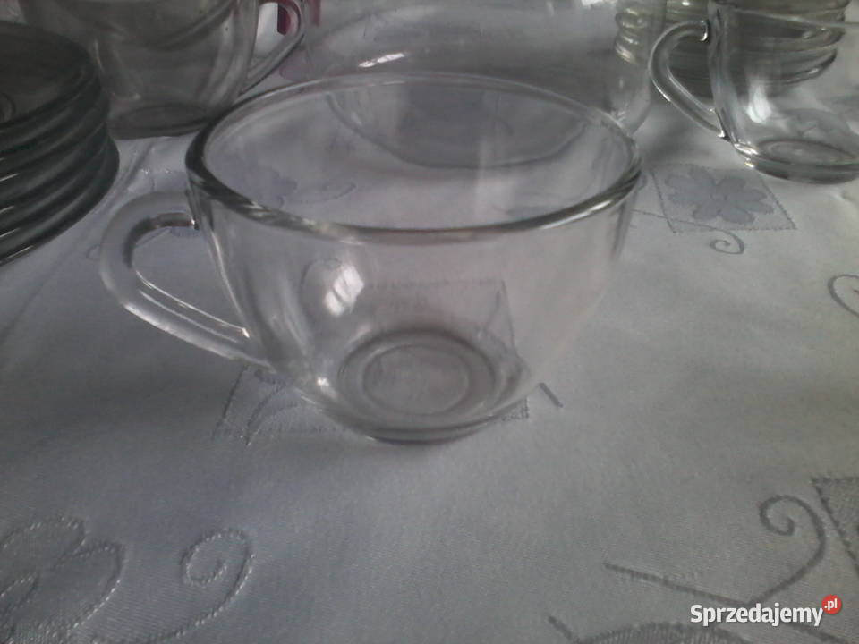 zestaw do kawy herbaty szkło dzbanek żaroodporny Pozostałe