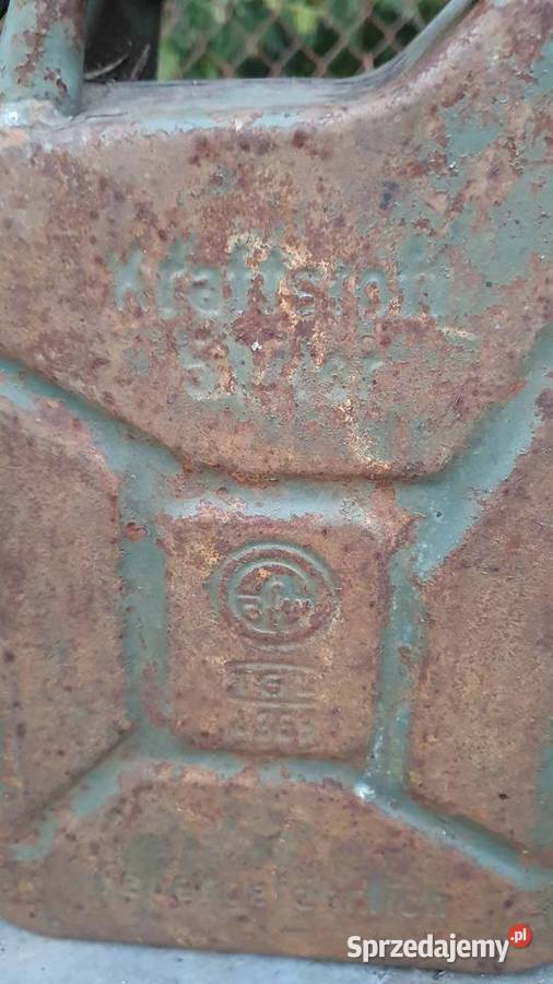 Stary kanister mini mały 5 L mazowieckie Warszawa sprzedam