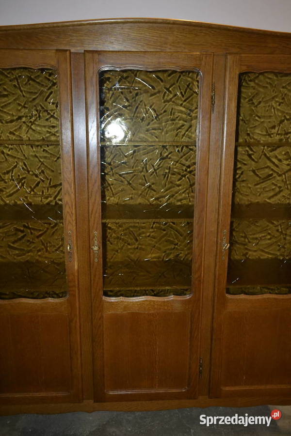 biblioteka witryna 3 drzwiowa dąb Będzin sprzedam